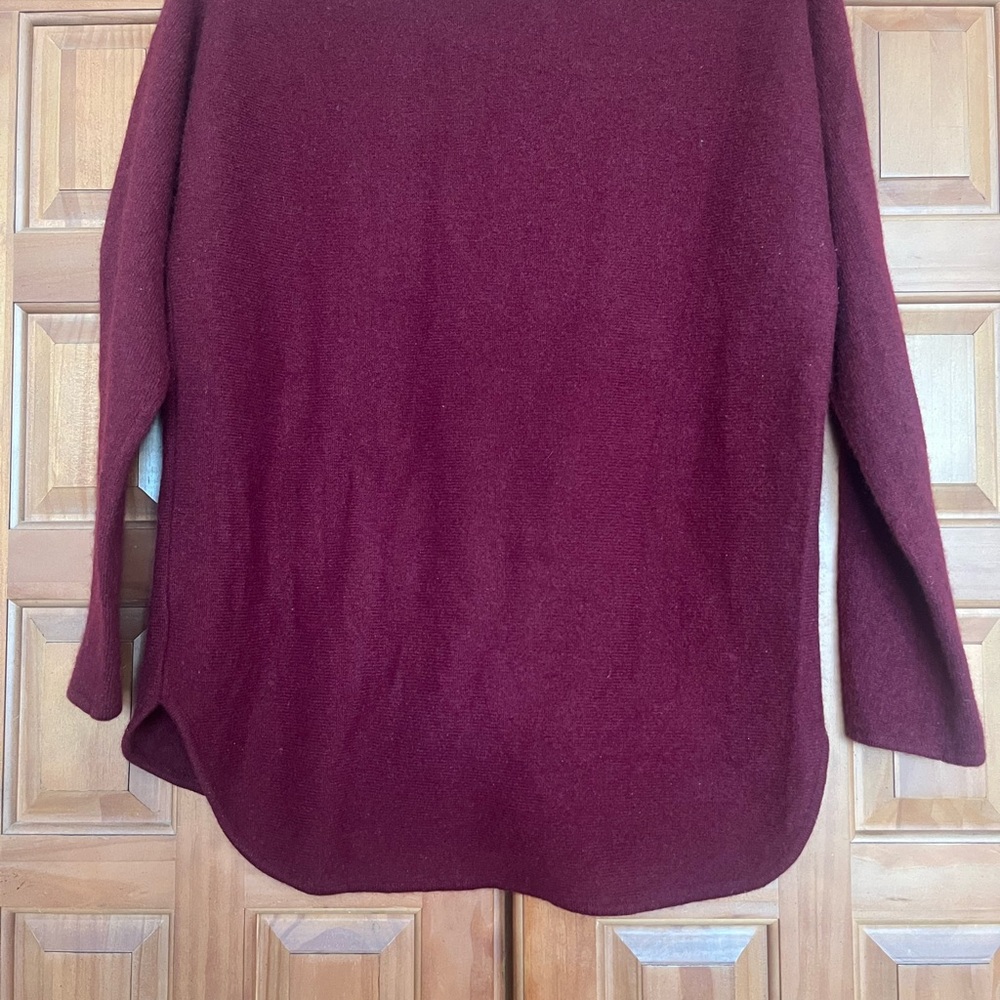 Cashmere Charter Club Luxury Women’s Maroon 100% Cashmere Size S Good Condition - Picture 4 of 5